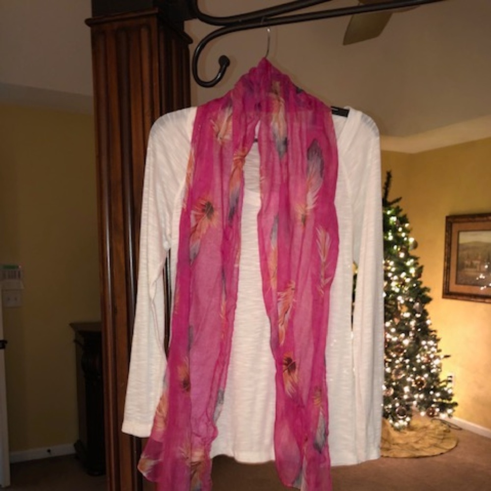 Peacock Feather Scarf